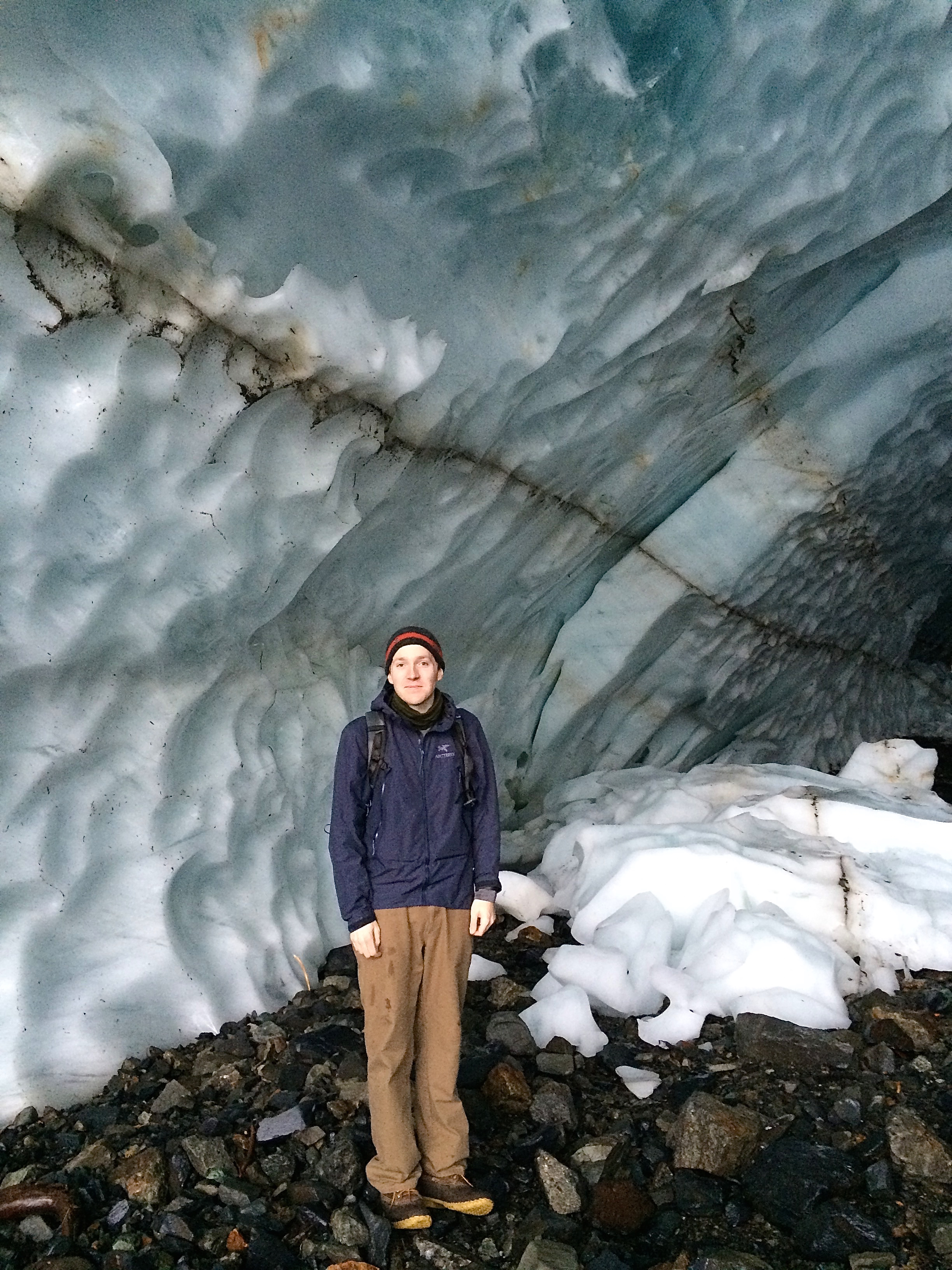 Me at the glacier